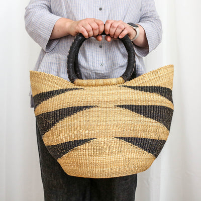 Woven Bolga Shopping Basket