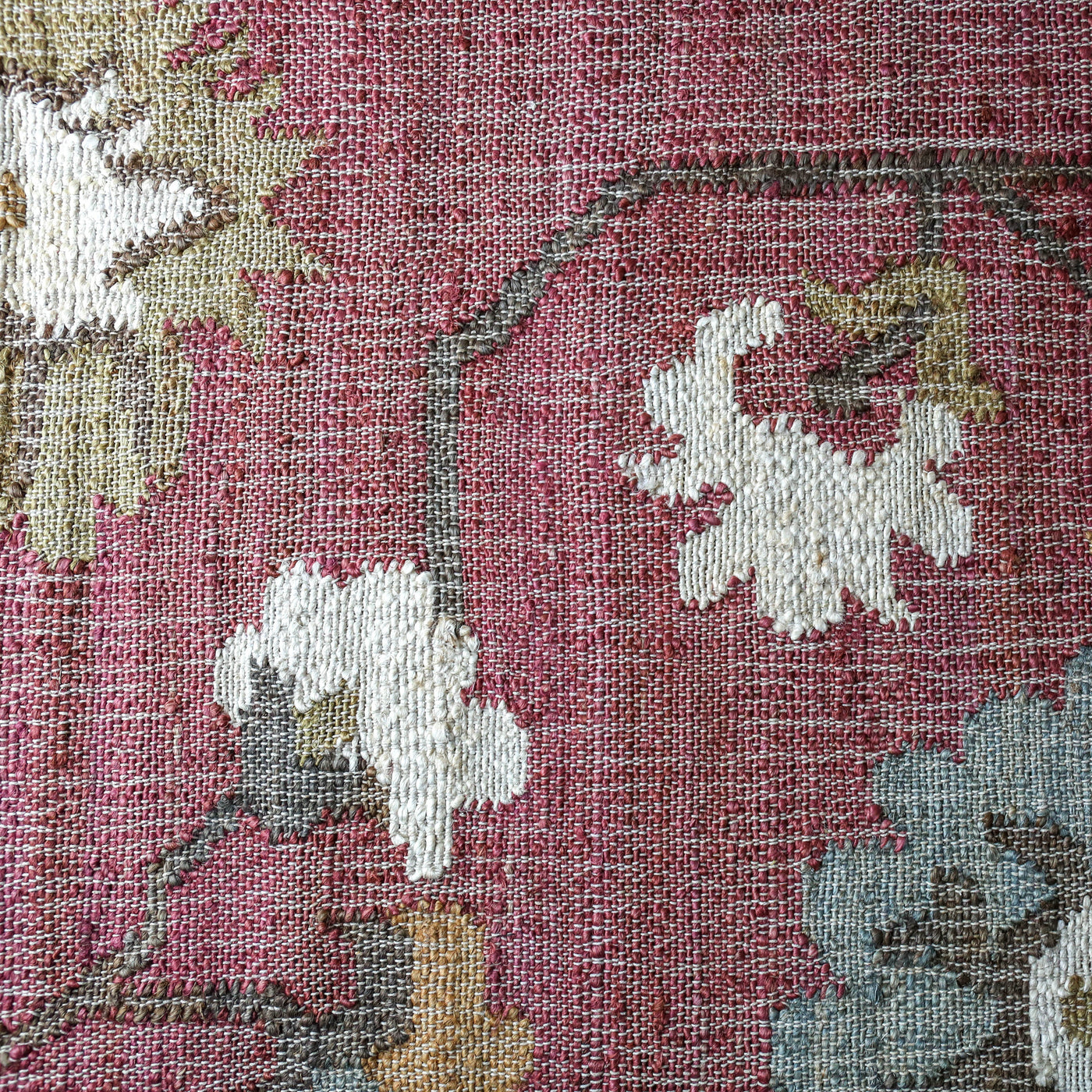 Rust Floral Kelim Woven Rug - 120 x 180cm
