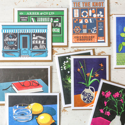 Crocosmia Greetings Card