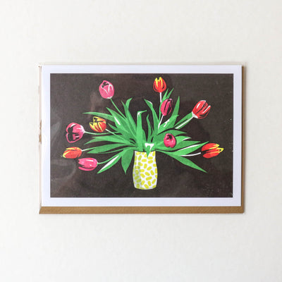 Tulips Greetings Card