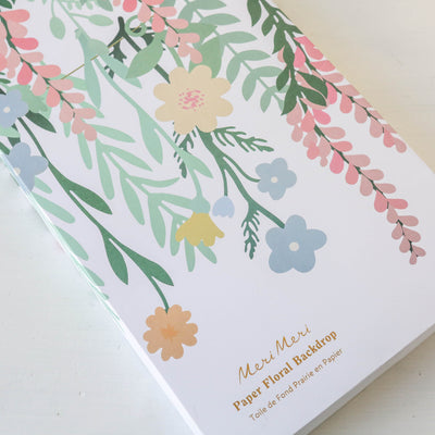 Floral Paper Backdrop