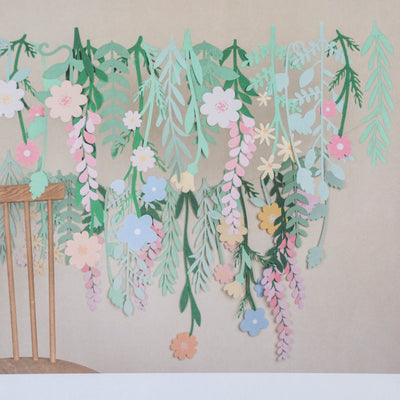 Floral Paper Backdrop