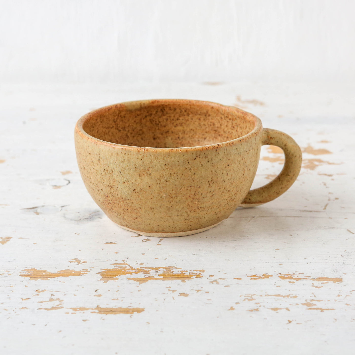 Handmade Cappuccino Mug - Sandstone