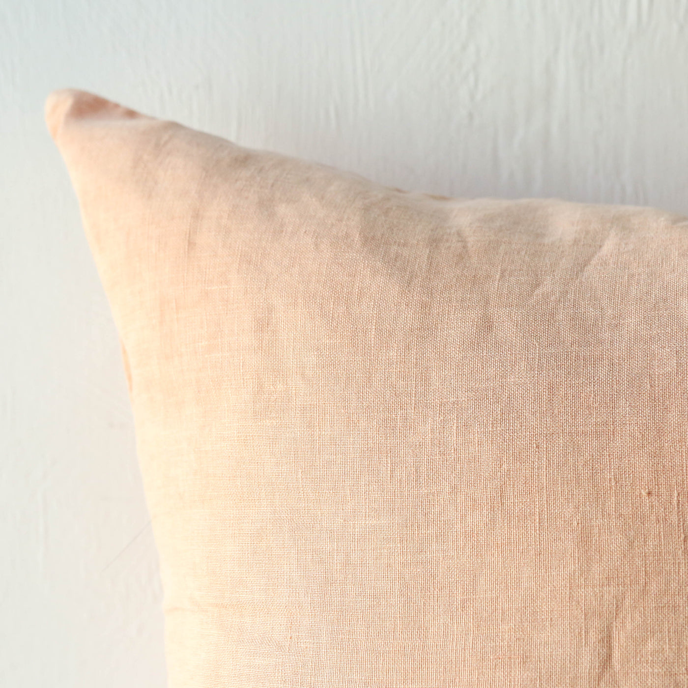 Linen Cushion Cover - Coral Sands
