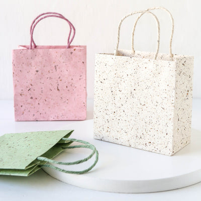 Handmade Paper Eggshell Gift Bag