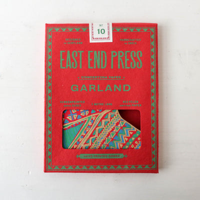 Christmas Stockings Concertina Screen Printed Garland