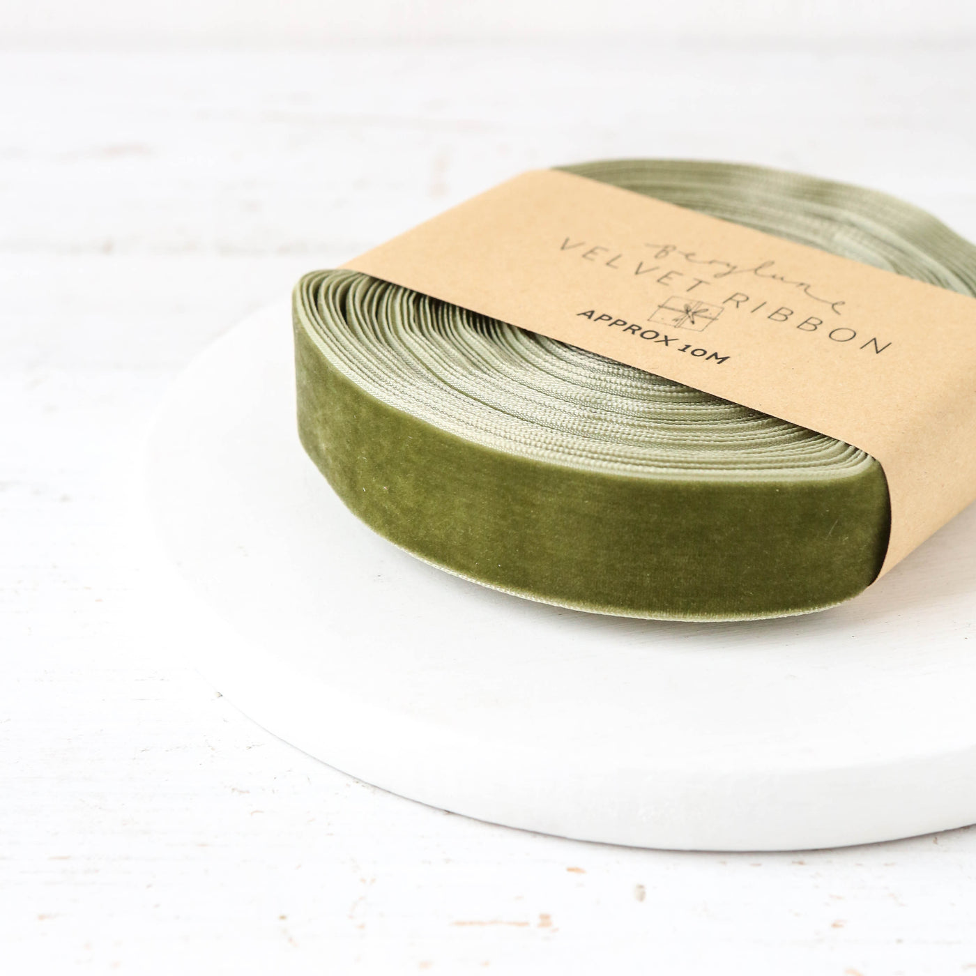 Wide Velvet Ribbon - 10m Roll