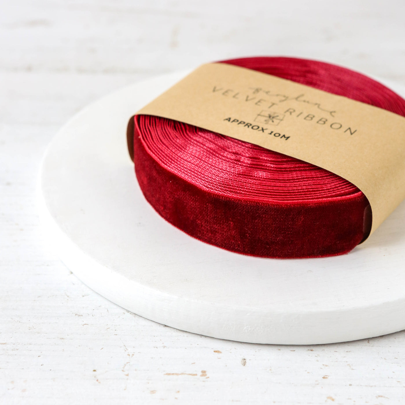 Wide Velvet Ribbon - 10m Roll