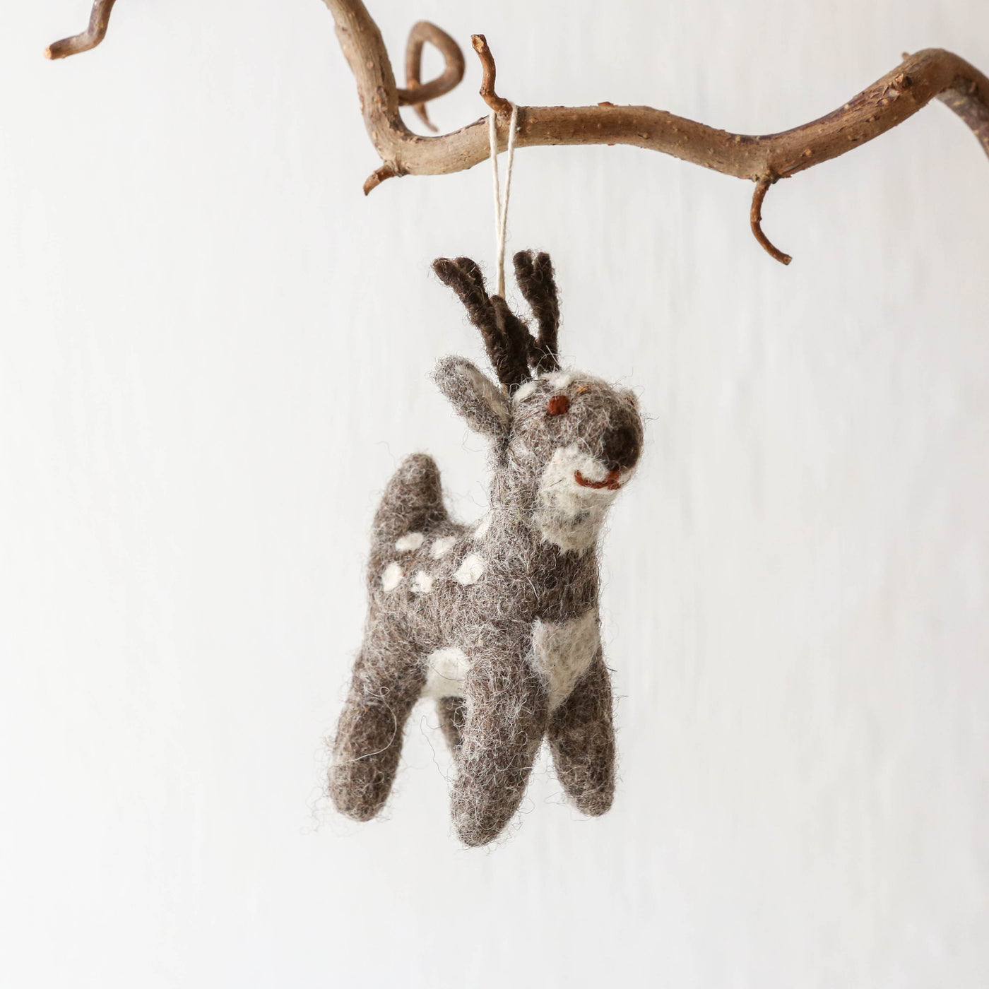 Felt Deer Hanging Decoration - Small