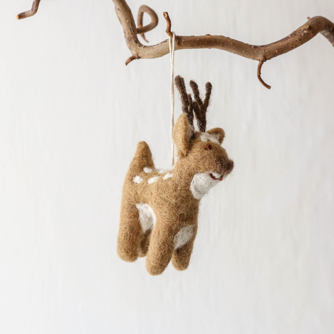 Felt Deer Hanging Decoration - Small