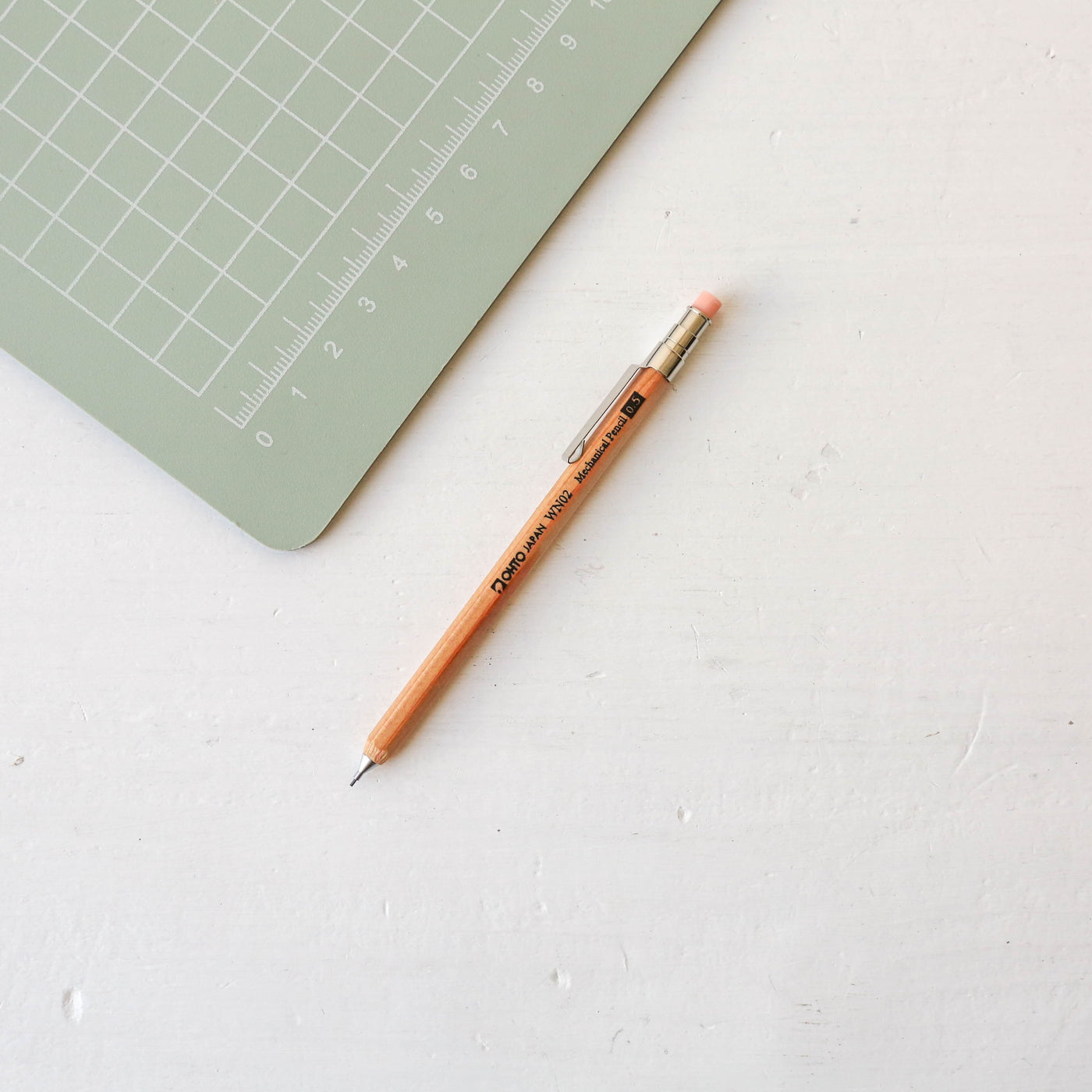 Ohto Mini Pencil 0.5mm Mechanical Pencil - Natural