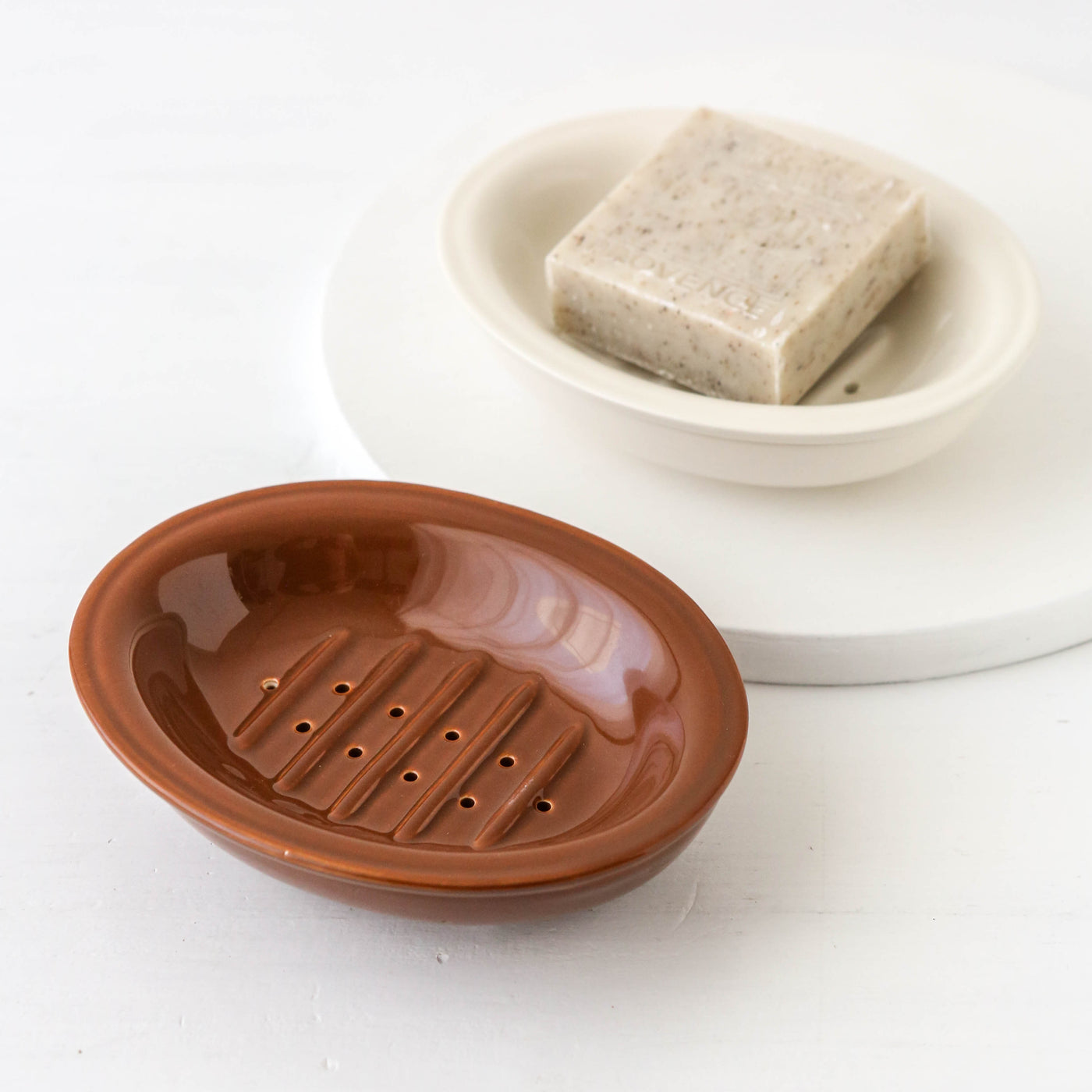 Ceramic Soap Dish - Butter Cream