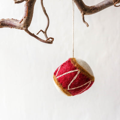 Red Drum Felt Hanging Decoration