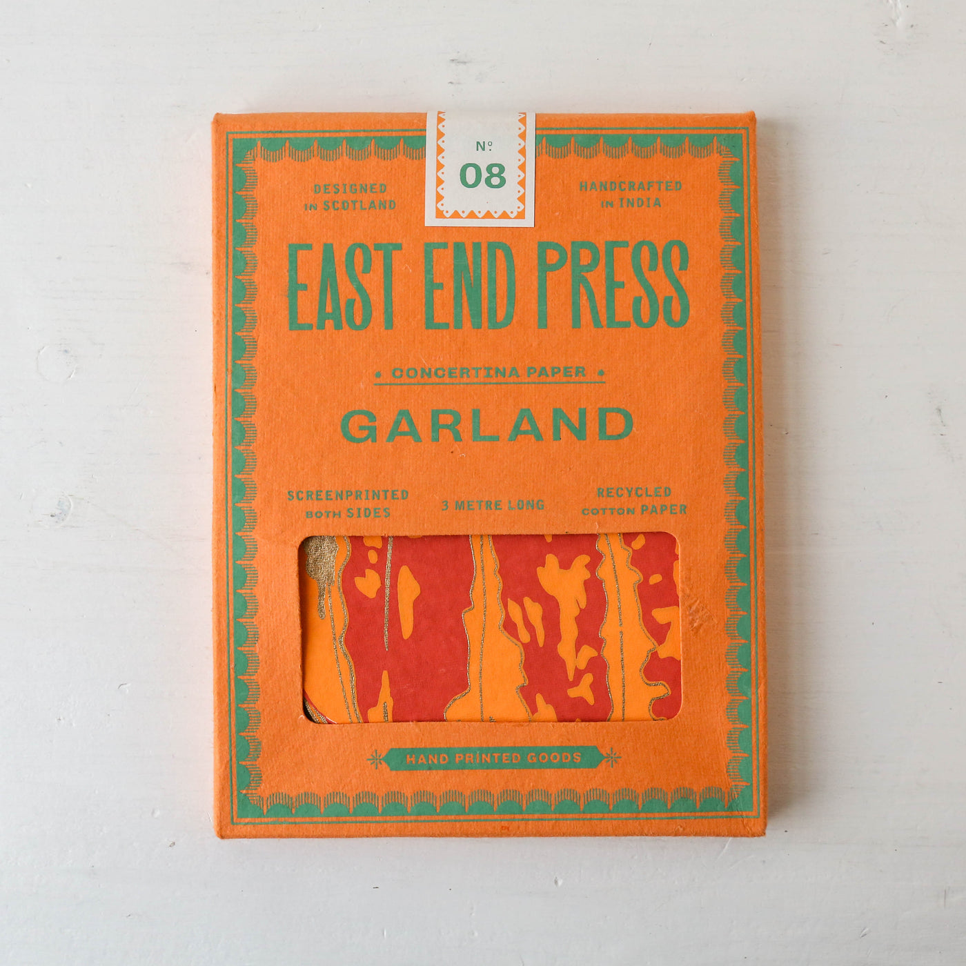 Pumpkins Concertina Screen Printed Garland
