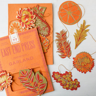 Autumn Blooms Sewn Garland