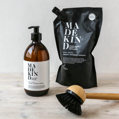 Natural Dish Wash - Glass Bottle or Refill Pouch