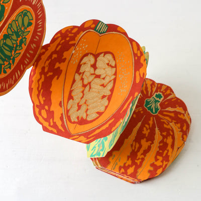 Pumpkins Concertina Screen Printed Garland