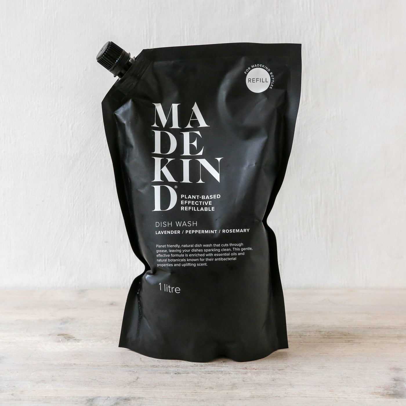Natural Dish Wash - Glass Bottle or Refill Pouch