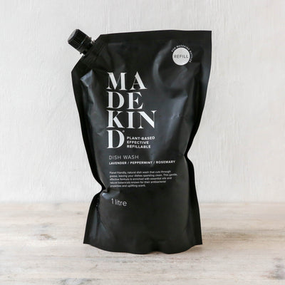 Natural Dish Wash - Glass Bottle or Refill Pouch