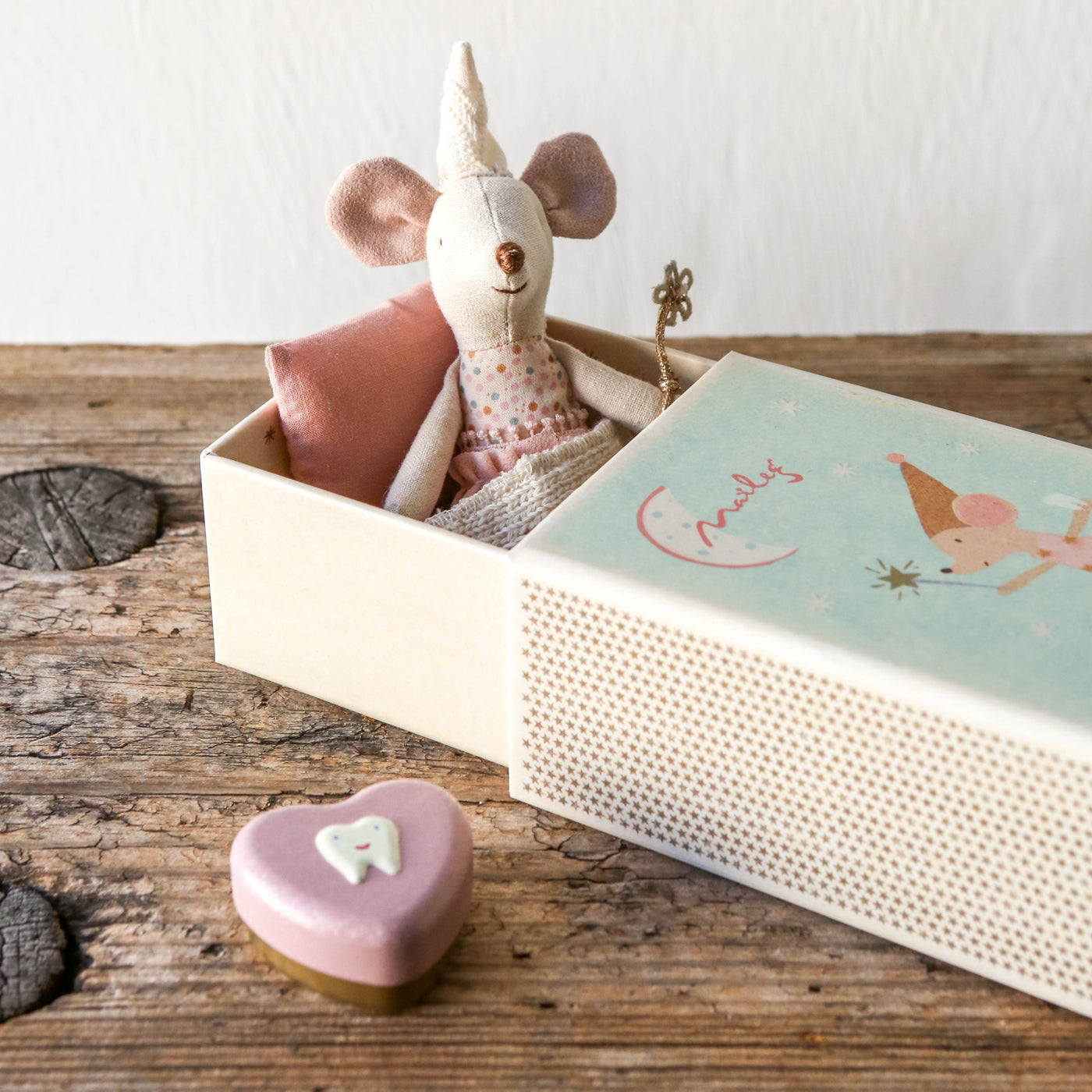 NEW Tooth Fairy Mouse - Little Sister in Matchbox