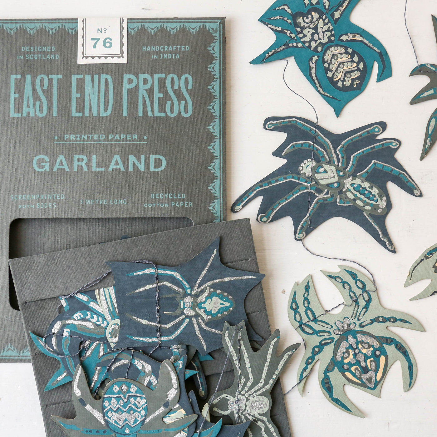 Creeping Spider Sewn Garland