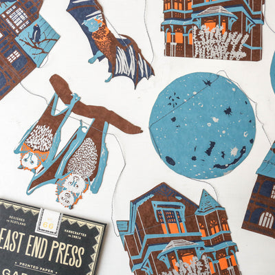 Haunted House Sewn Garland