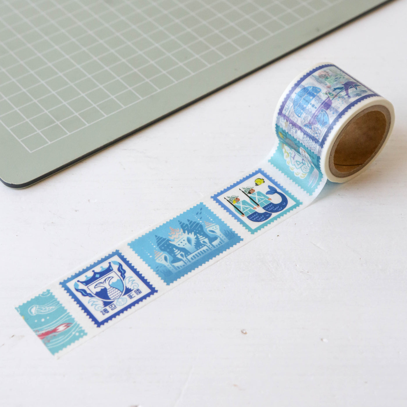 Kyupodo Washi Tape - Coral Reef Nation