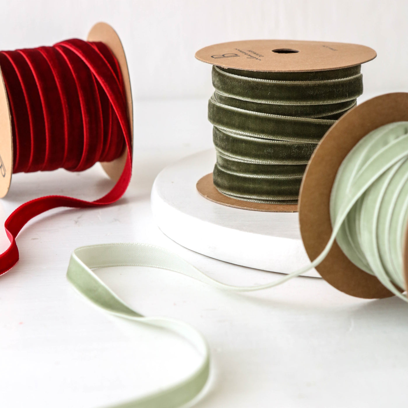 Velvet Ribbon on Spool - 10m