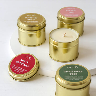 OCTŌ Scented Festive Candle Tin