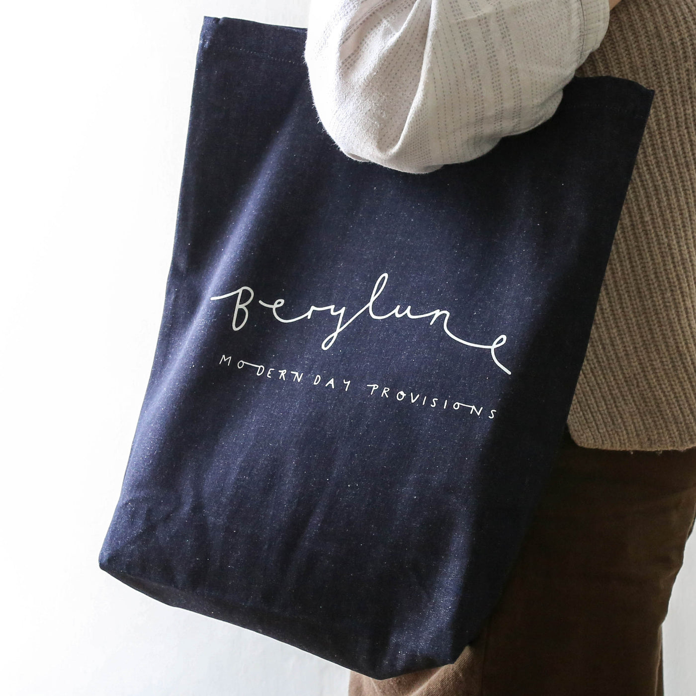 Berylune Gusseted Denim Shopping Bag