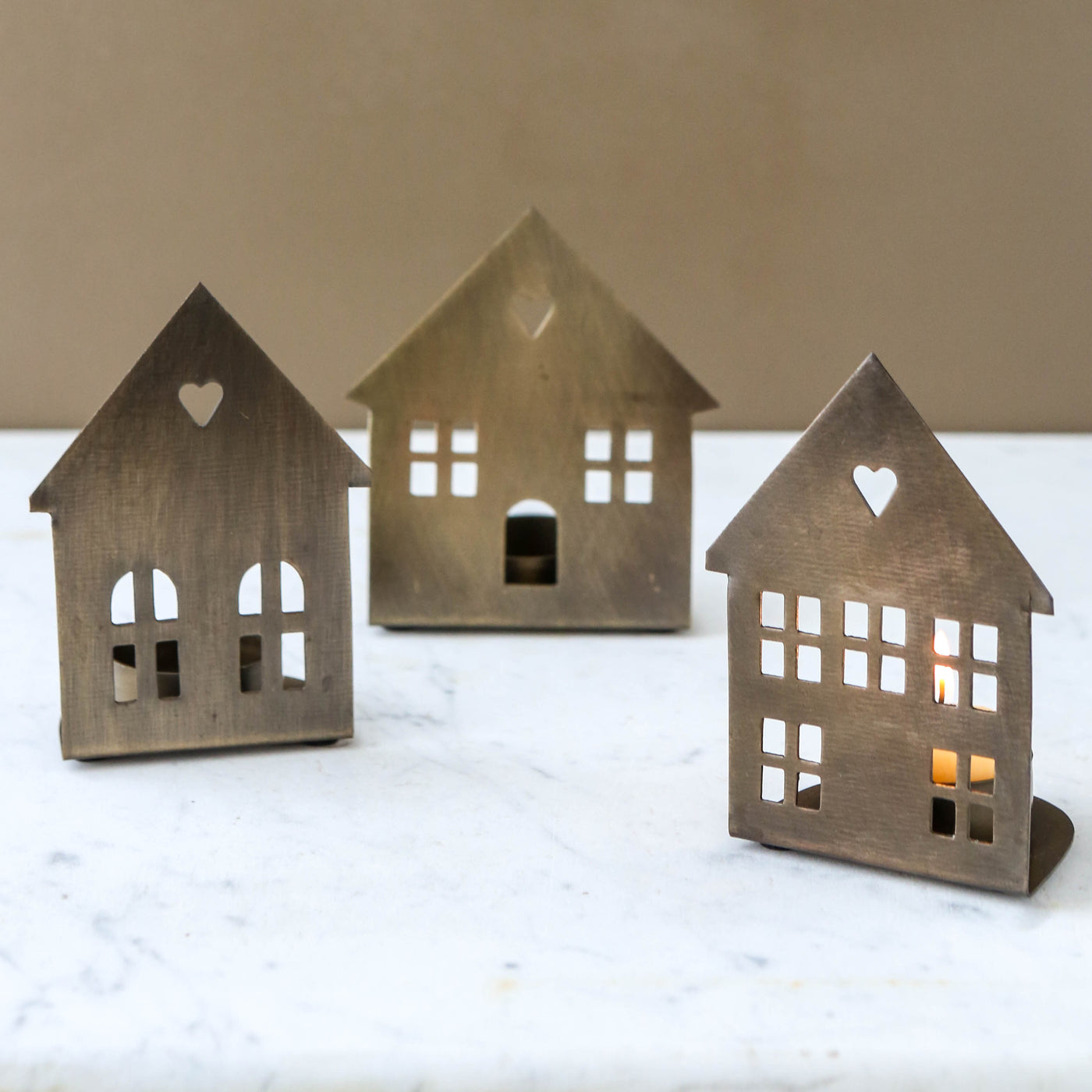 House Facade Tealight Holder