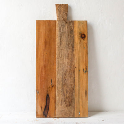 55cm Dark Rustic Wooden Serving Board