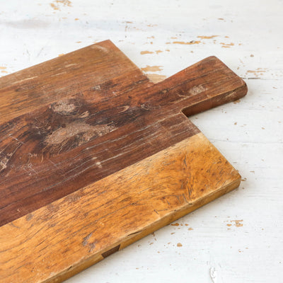 55cm Dark Rustic Wooden Serving Board