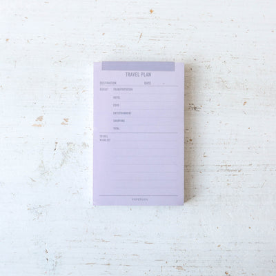 Make-A-Memo Memopad - Travel Plan