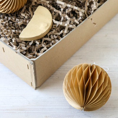 8cm Honeycomb Kraft Ball