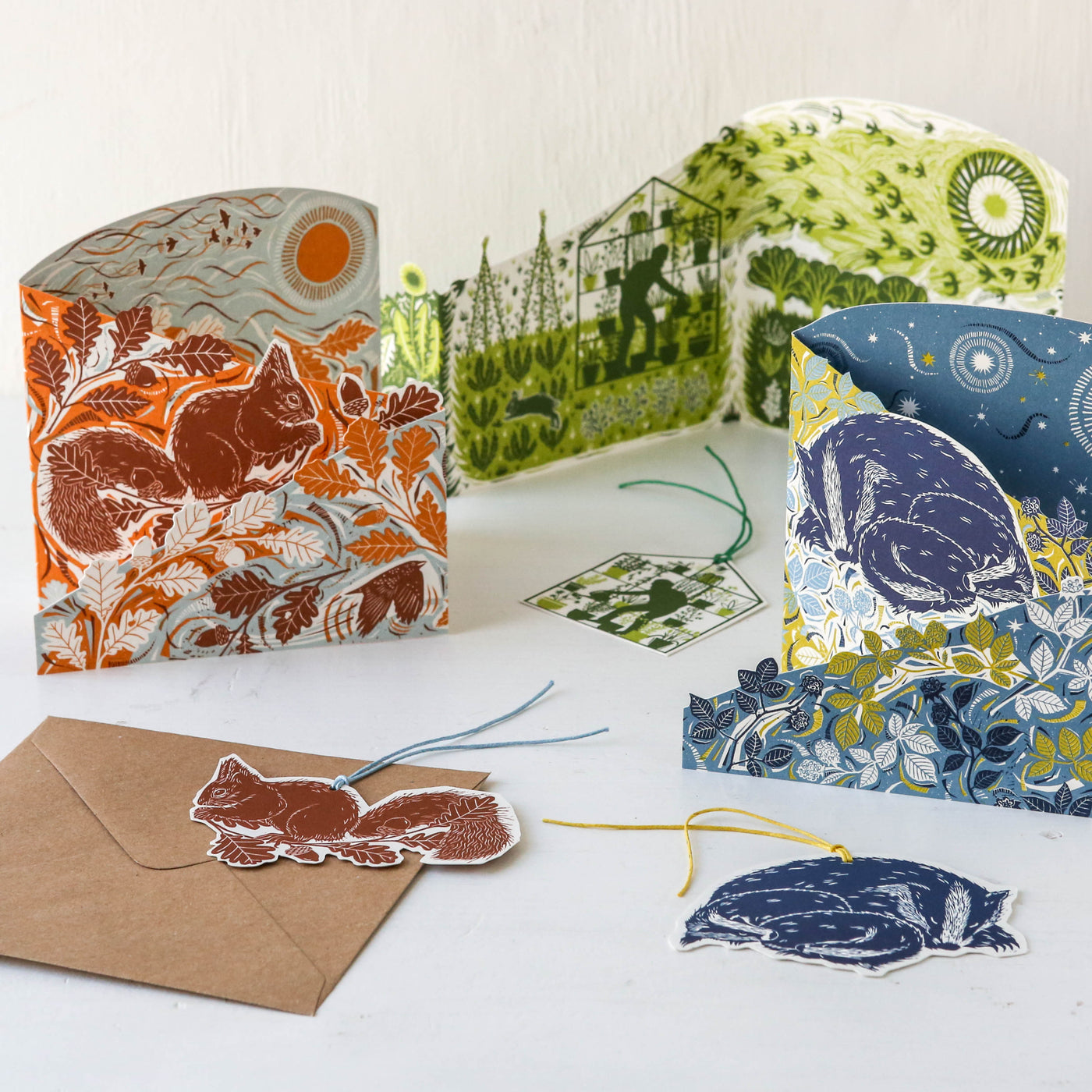 Allotment Concertina Card