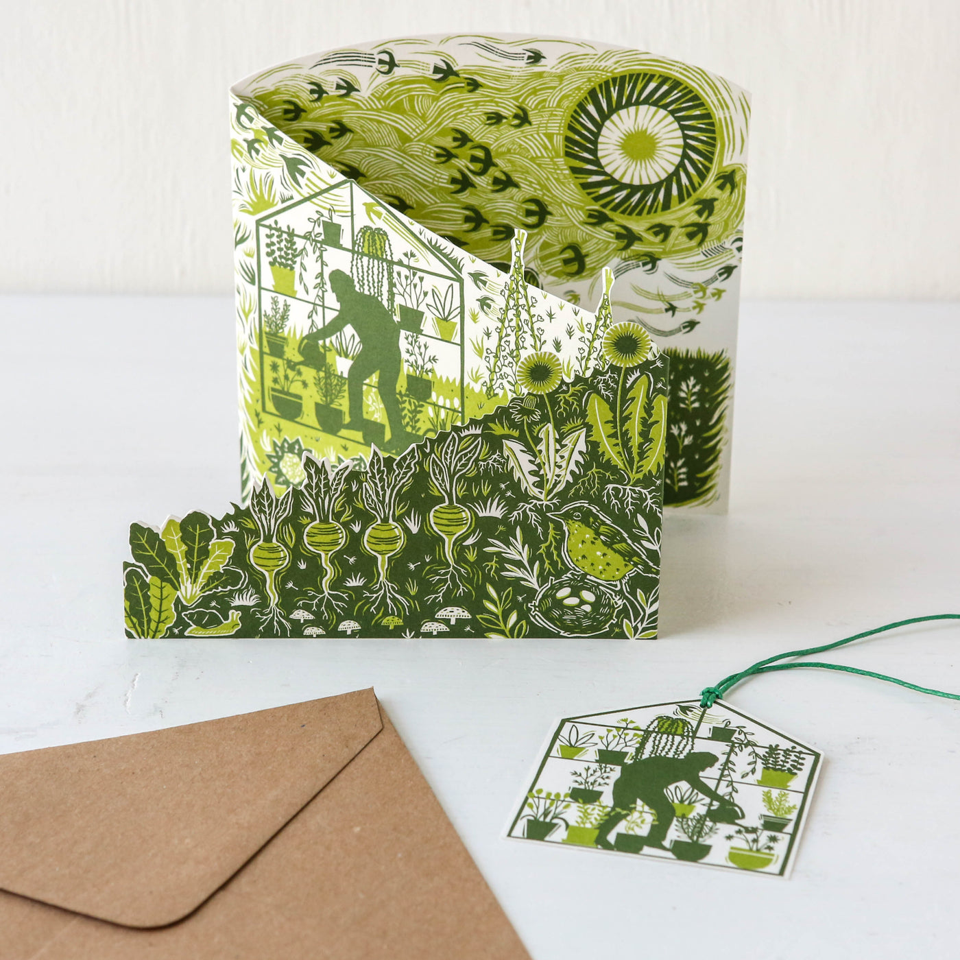 Allotment Concertina Card