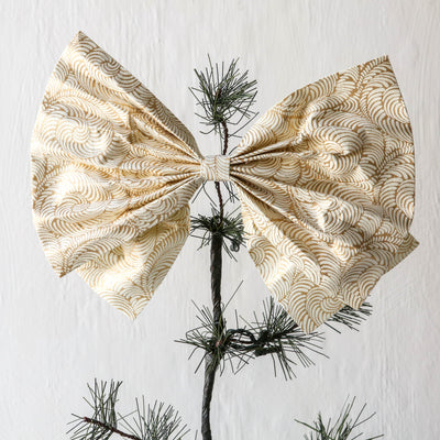 26cm Paper Bow - Mara Gold