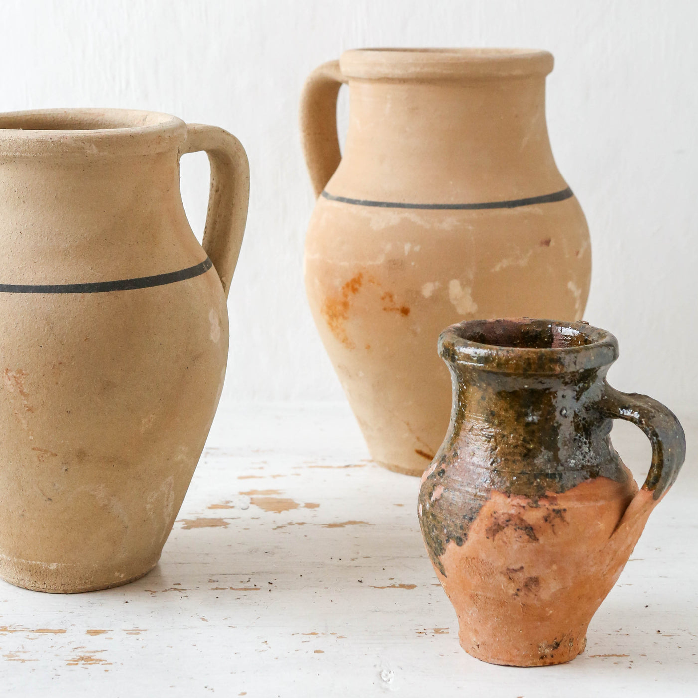 15cm Glazed Turkish Olive Pot