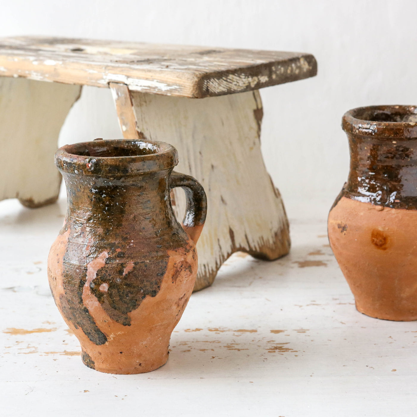 15cm Glazed Turkish Olive Pot