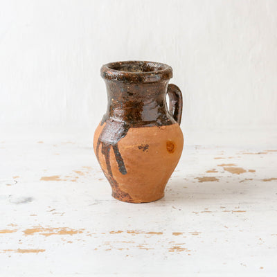 15cm Glazed Turkish Olive Pot