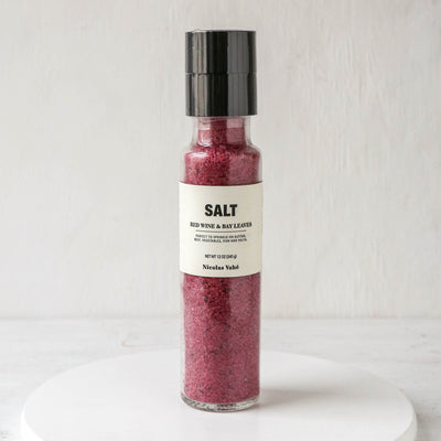 Salt with Red Wine and Bay Leaves