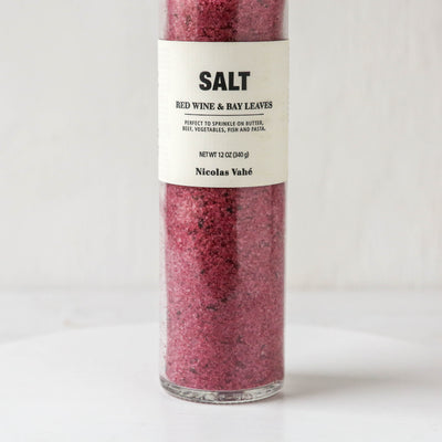 Salt with Red Wine and Bay Leaves