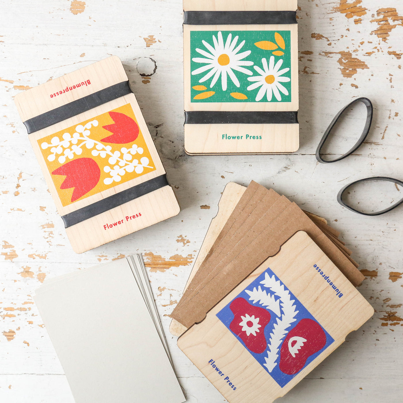 Pocket Flower Press - Coloured