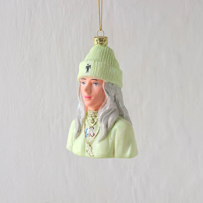 Billie Eilish Glass Tree Decoration