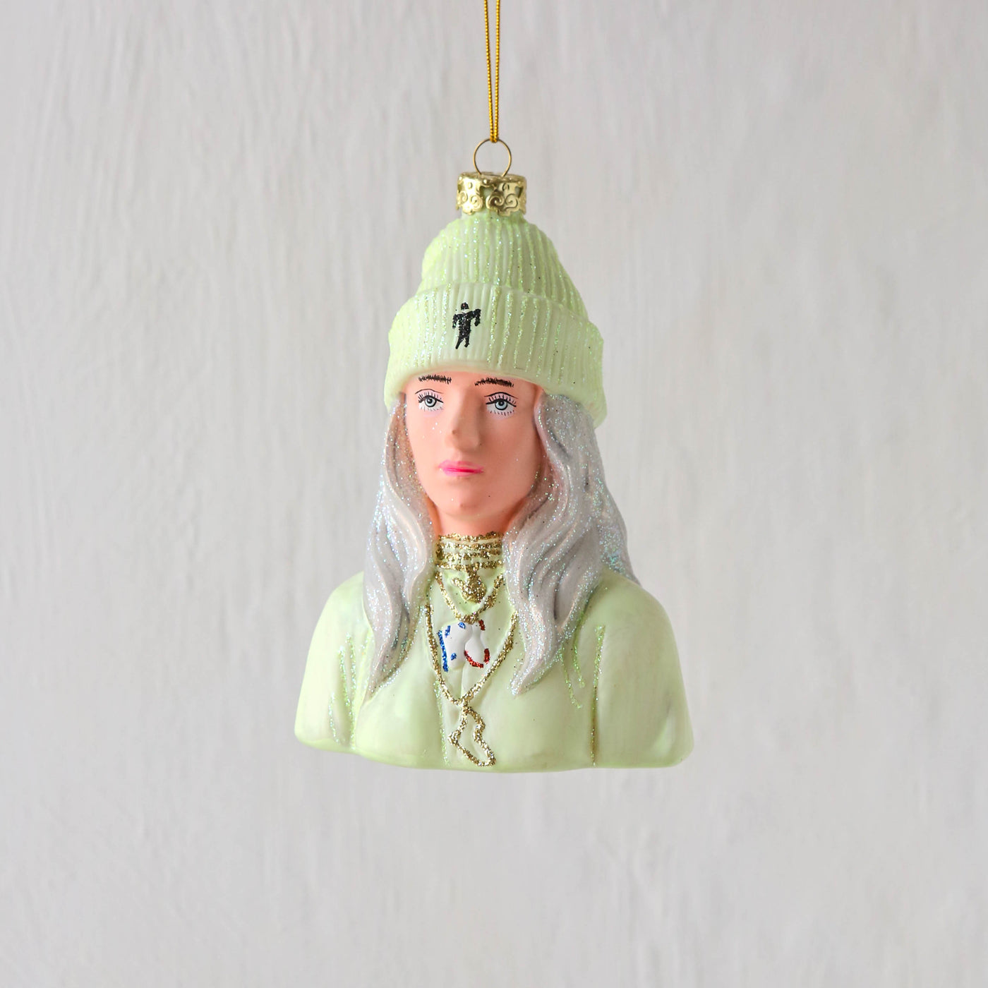 Billie Eilish Glass Tree Decoration