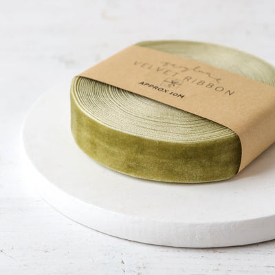 Wide Velvet Ribbon - 10m Roll