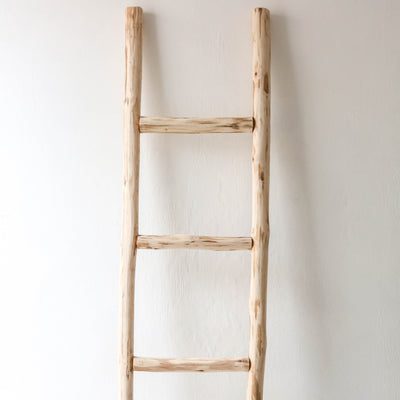 Rustic Bleached Wood Ladder LOCAL PICK UP ONLY