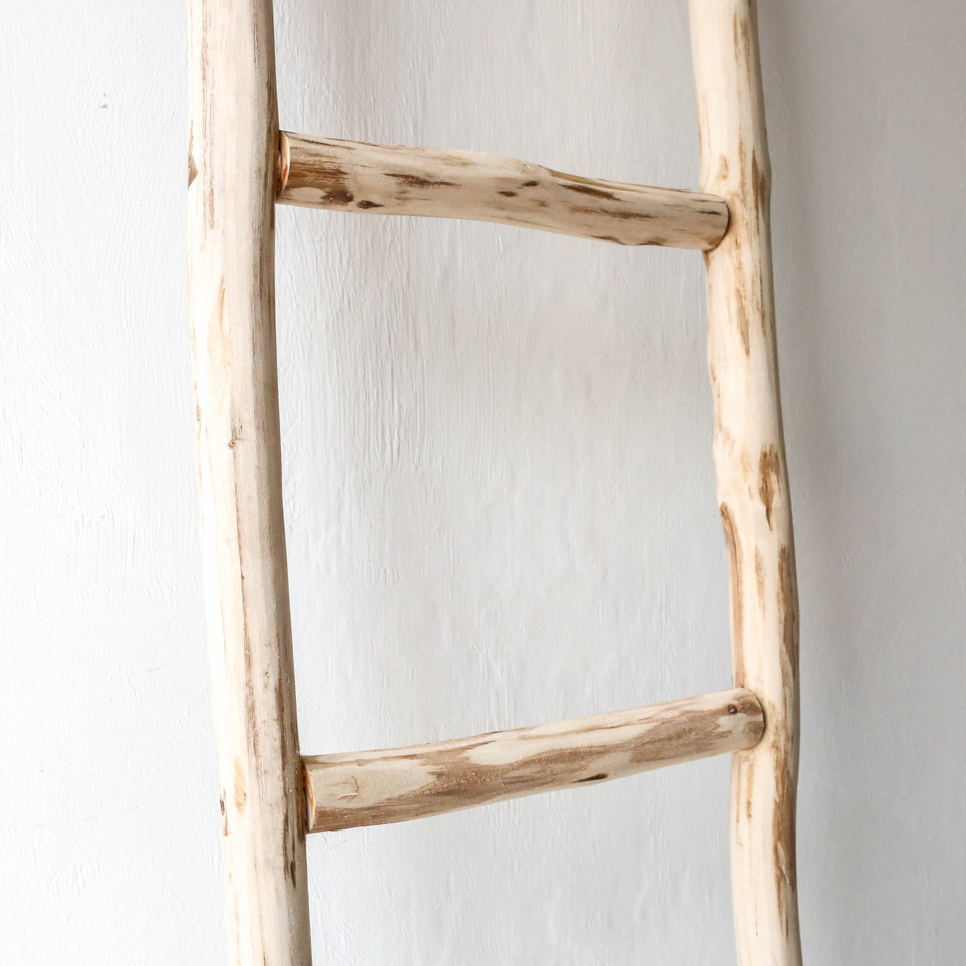 Rustic Bleached Wood Ladder LOCAL PICK UP ONLY
