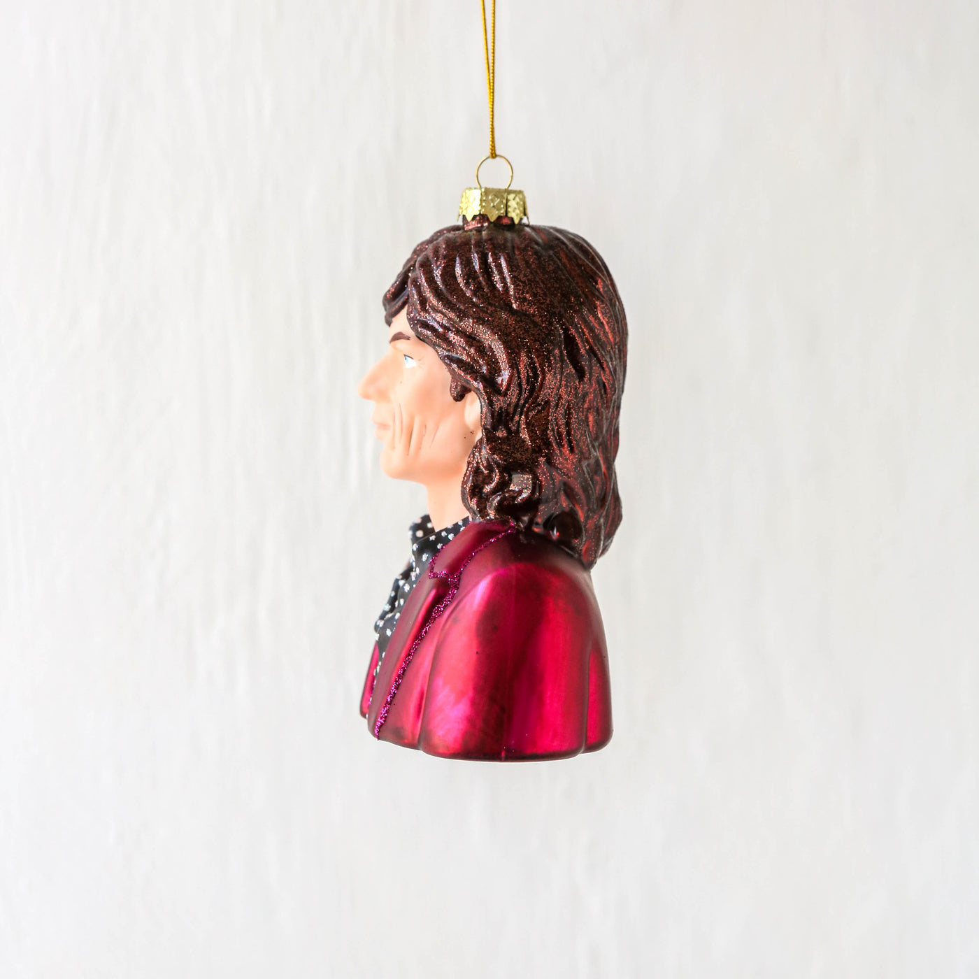 Mick Jagger Glass Tree Decoration